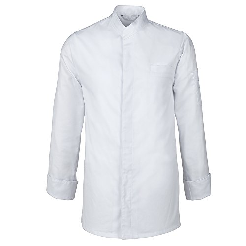 GREIFF Größe S Gastro Moda Herren Cuisine Premium Kochjacke Regular Fit Weiß Modell 5569 von GREIFF