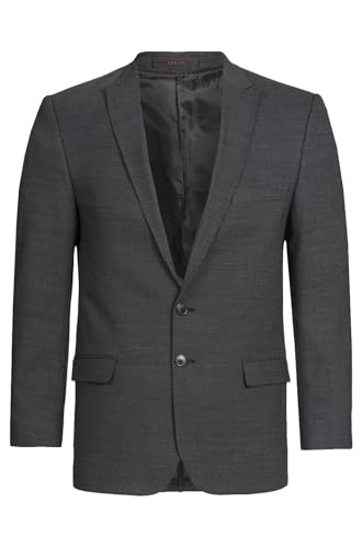 Greiff Corporate Sakko Herren Modern with 37.5® Schwarz Pinpoint 110 von GREIFF