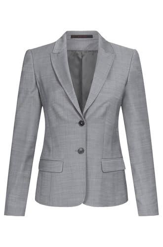 Greiff Modern with 37.5® Damen Business-Blazer Regular Hellgrau 34 von Greiff