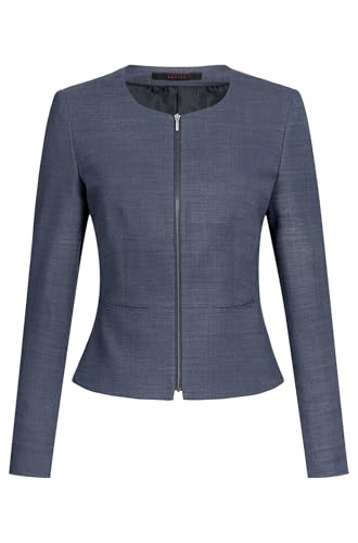 Greiff Modern with 37.5® Damen Kurzblazer Slim-Fit Marine Pinpoint 40 von GREIFF