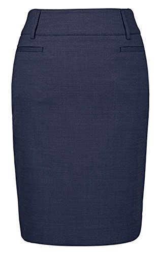 Greiff Größe 46 Corporate Wear Modern Damen Rock Regular Fit Dunkelblau Modell 1516 von GREIFF