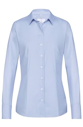 Greiff Corporate Bluse Damen Basic Regular-Fit Hellblau 48 Greiff Corporate Bluse Damen Basic Regular-Fit Hellblau 48 von Greiff