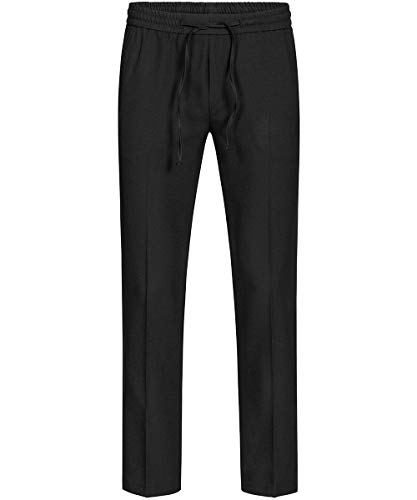 Greiff Größe 52 Gastro Moda Herren Service Hose Joggpants Regular Fit Schwarz Modell 8367 von GREIFF