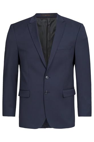 Greiff Corporate Sakko Herren Modern with 37.5® Regular Dunkelblau 60 von GREIFF