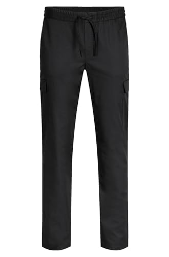 Greiff Gastro Moda Herren Cuisine Cargohose Regular Fit Polyester/Baumwollmix Stretch Oeko TEX® Schwarz L von GREIFF