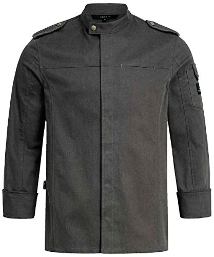 GREIFF Größe L Gastro Moda Herren Cuisine Premium Kochjacke Militarystyle Regular Fit Khaki Braun Modell 5583 6230 GREIFF Größe L Gastro Moda Herren Cuisine Premium Kochjacke Militarystyle Regular Fit Khaki Braun Modell 5583 6230 von GREIFF