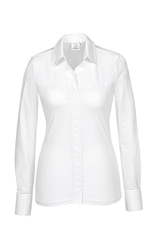 Greiff Größe XXL Corporate Wear Damen Shirtbluse Regular Fit Langarm Weiß Modell 6861 von GREIFF