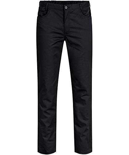 GREIFF Größe 42 Gastro Moda Herren Cuisine Basic 5-Pocket-Hose Regular Fit Schwarz Modell 5321 von GREIFF