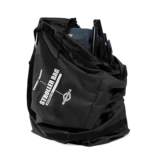 GREMEX Transporttasche Kinderwagen Universelle - Kinderwagen Transporttasche Flugzeug - Kinderwagen taschehülle Flugzeug - Wasserdichter Reißfester Kinderwagen Tasche Flug - Kinderwagen Tasche Groß von GREMEX