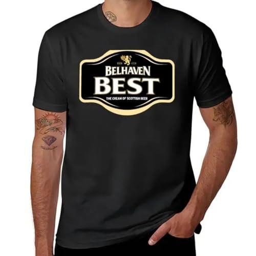 Belhaven Bier Logo T-Shirt T-Shirt blank t Shirts Sweat Shirts t Shirts for Men Black XXL von GRENCODE