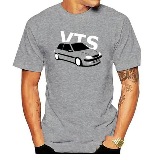 Camiseta de Moda de Estilo clásico de Francia para Hombre Camisa inspirada en Saxo VTS Verano Grey S von GRENCODE