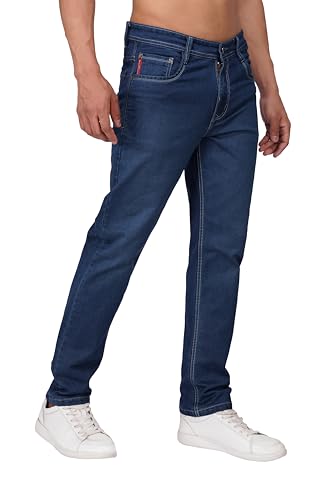 GRENEXYXPREME Herren Jeans – Regular Fit mit bequemer Passform | Aus 98 % Hochwertige Baumwolle – mit Stretchkomfort | Klassischer Knopfverschluss | Für Alltag, Arbeit & Freizeit (36 Blue) von GRENEXYXPREME
