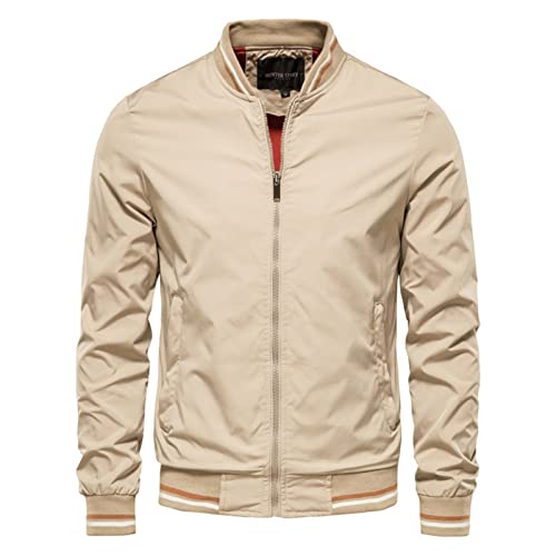 GRENTINS Herrenjacke Frühling Herbst Freizeitjacke Reißverschluss Stehkragen Mode Jacke Herren Top, 1, XXXL GRENTINS Herrenjacke Frühling Herbst Freizeitjacke Reißverschluss Stehkragen Mode Jacke Herren Top, 1, XXXL von GRENTINS