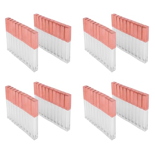 GREOHNMPAW 80 Stücke 5 ML Leere Lippenglasur Flasche DIY Lip Gloss Behaelter Nachfüllbare Leere Flaschen von GREOHNMPAW