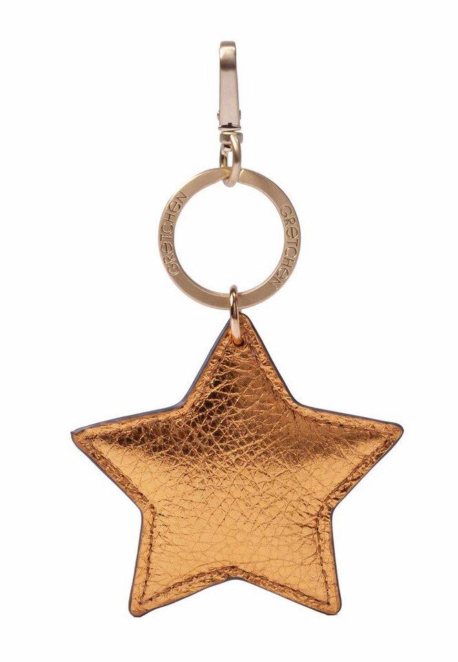 GRETCHEN Schlüsselanhänger Star Keyring, aus italienischem Kalbsleder von GRETCHEN