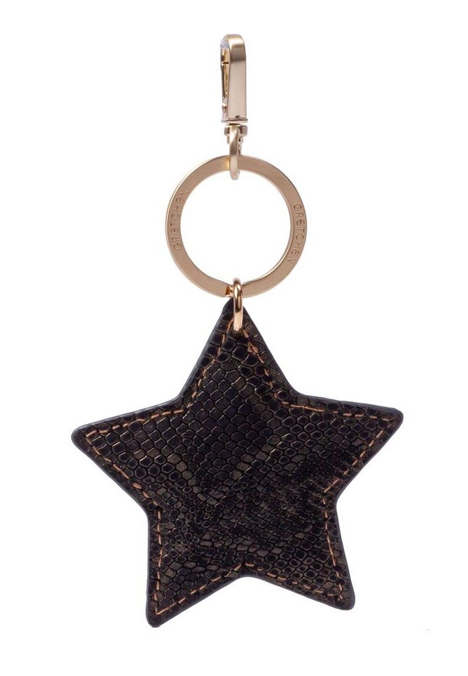 GRETCHEN Schlüsselanhänger Star Keyring, aus italienischem Kalbsleder von GRETCHEN