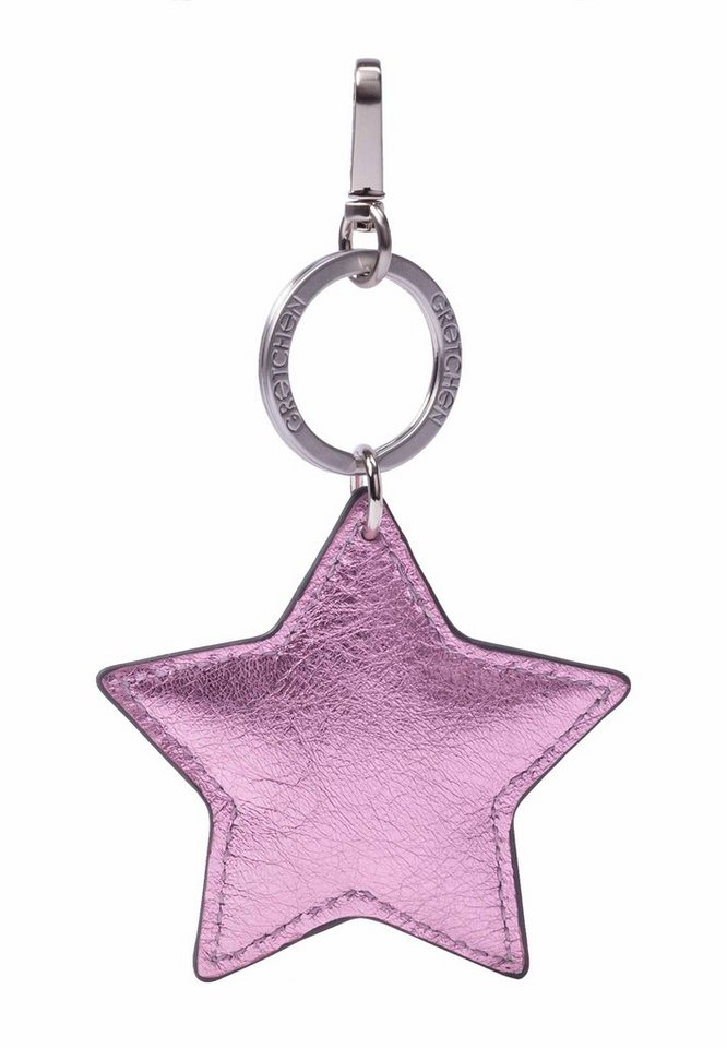 GRETCHEN Schlüsselanhänger Star Keyring, aus italienischem Kalbsleder von GRETCHEN