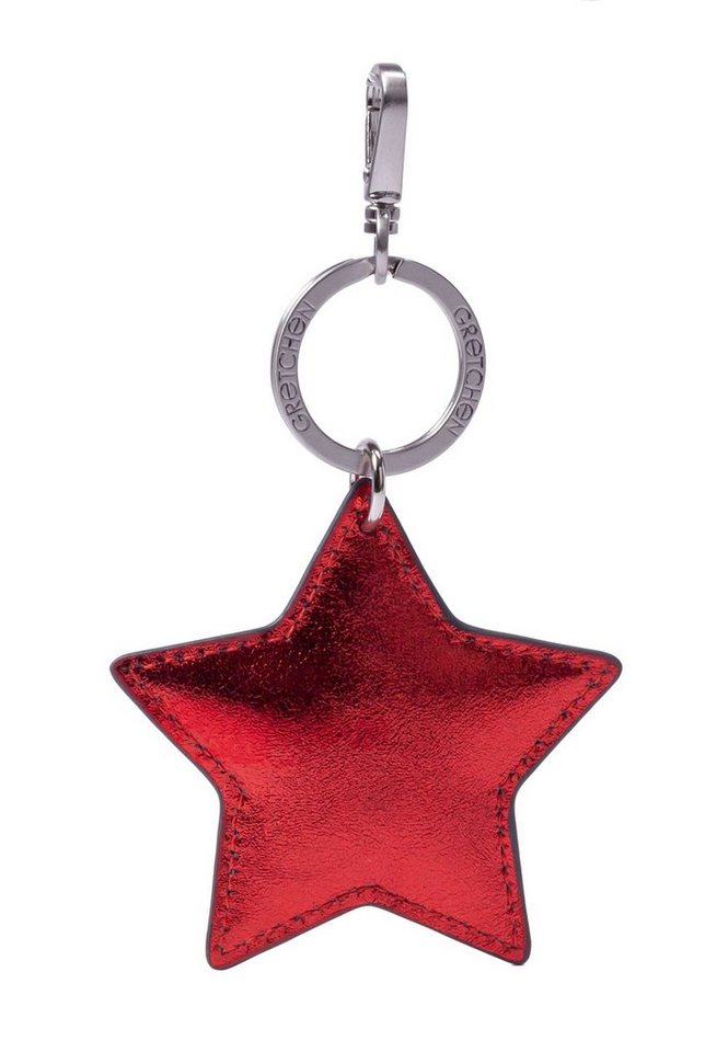 GRETCHEN Schlüsselanhänger Star Keyring, aus italienischem Kalbsleder von GRETCHEN