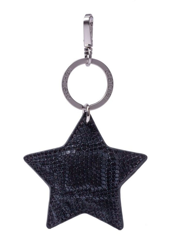 GRETCHEN Schlüsselanhänger Star Keyring, aus italienischem Kalbsleder von GRETCHEN