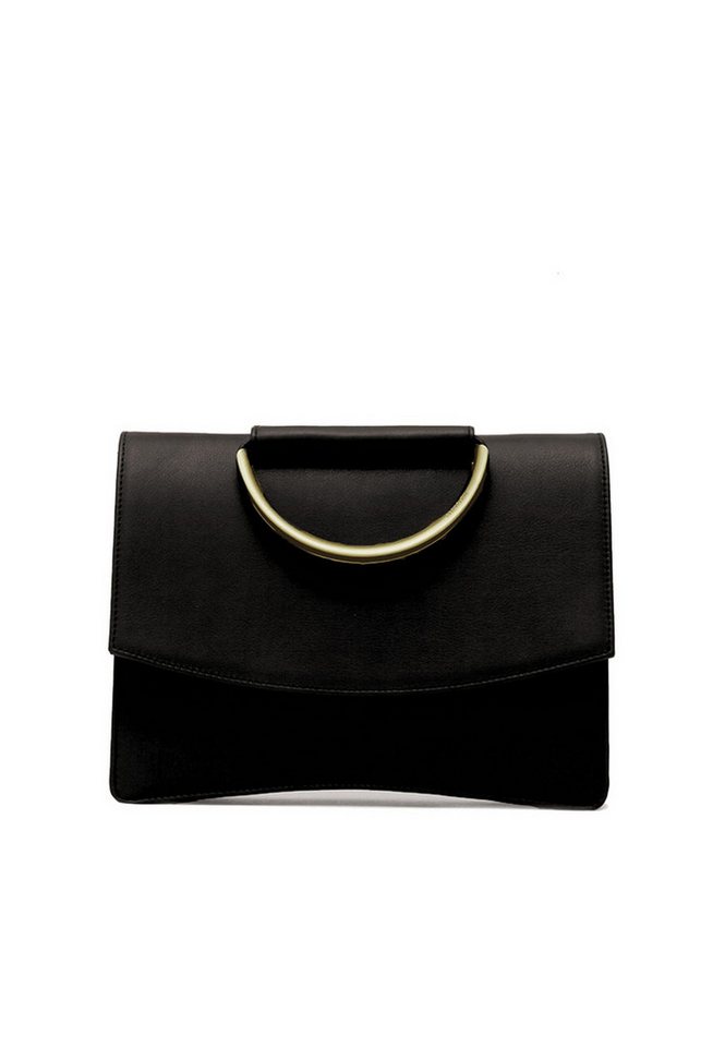 GRETCHEN Schultertasche Oyster Clutch Three, aus italienischem Kalbsleder von GRETCHEN