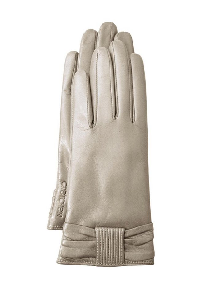 GRETCHEN Lederhandschuhe Bow Gloves mit kuscheligem Kaschmir-Futter von GRETCHEN