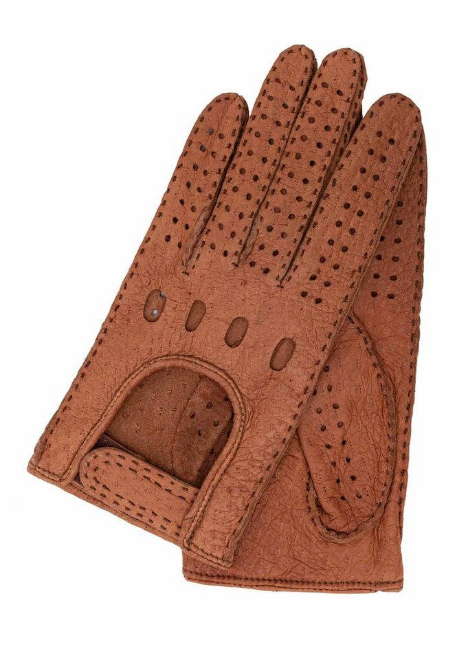 GRETCHEN Lederhandschuhe Womens Peccary Driving Gloves in klassischem Autohandschuh-Design von GRETCHEN