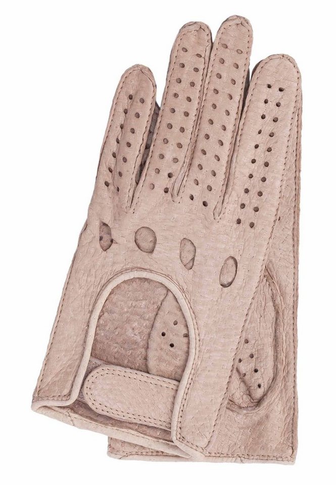 GRETCHEN Lederhandschuhe Womens Peccary Driving Gloves in klassischem Autohandschuh-Design von GRETCHEN