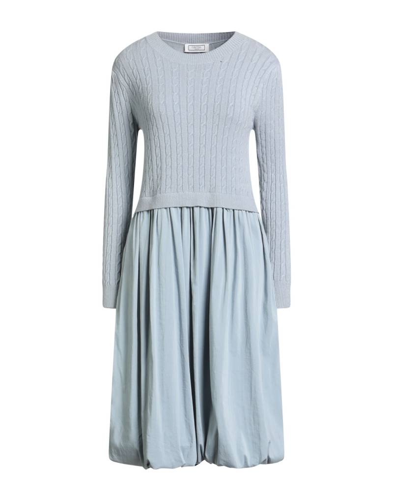 GRETHA Milano Midi-kleid Damen Taubenblau von GRETHA Milano