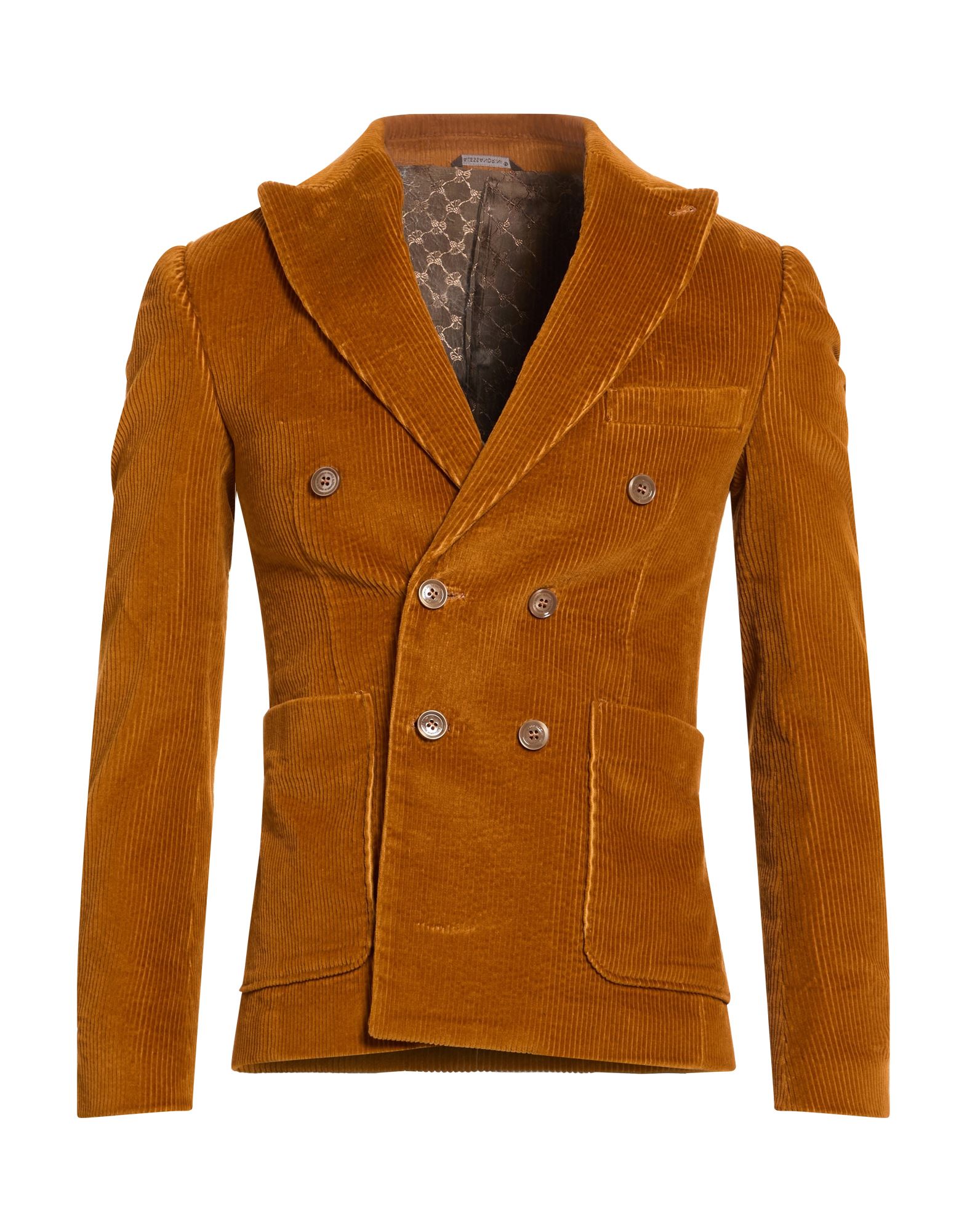 GREY DANIELE ALESSANDRINI Blazer Herren Braun von GREY DANIELE ALESSANDRINI