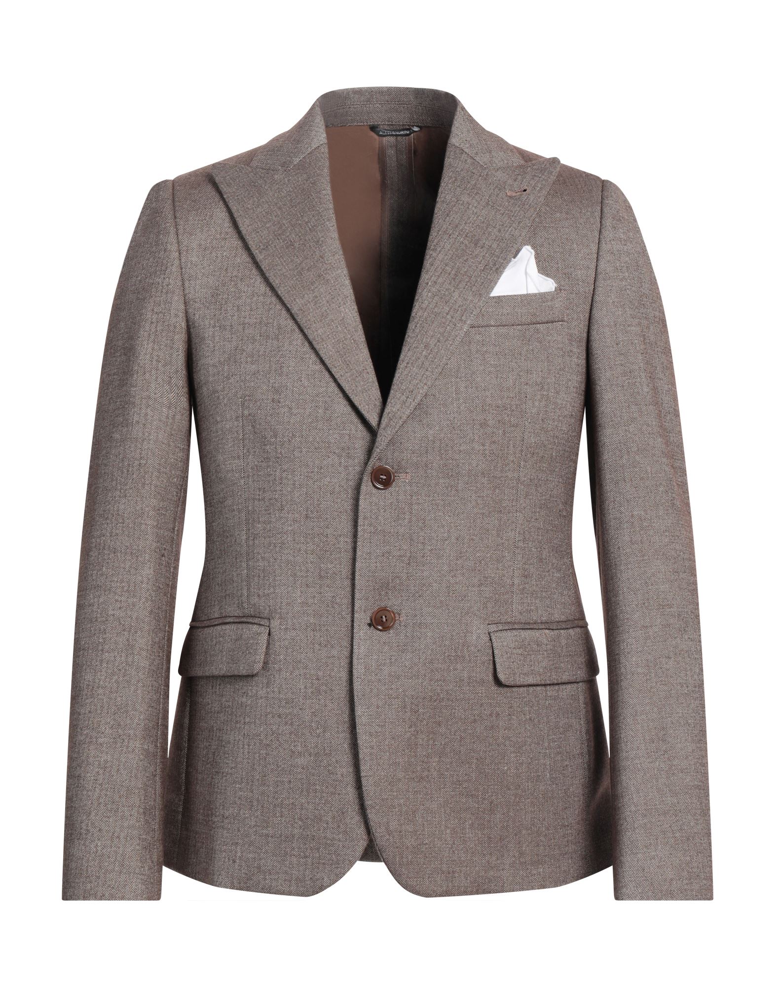 GREY DANIELE ALESSANDRINI Blazer Herren Braun von GREY DANIELE ALESSANDRINI