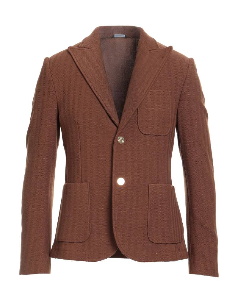 GREY DANIELE ALESSANDRINI Blazer Herren Braun von GREY DANIELE ALESSANDRINI