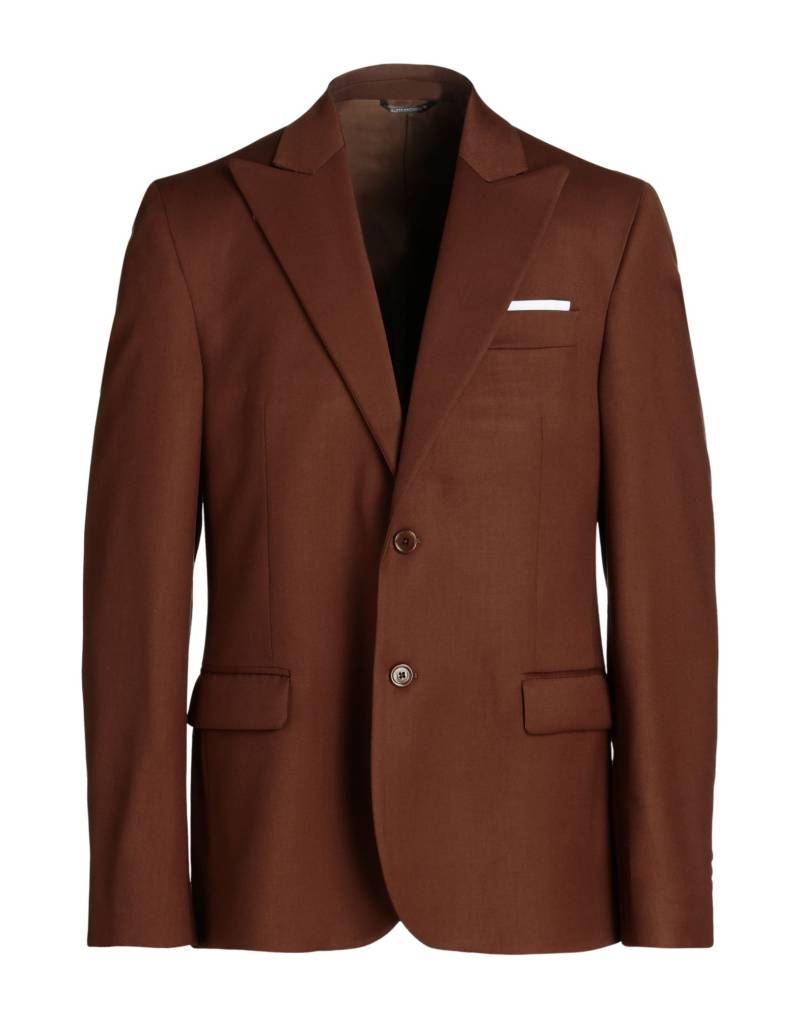 GREY DANIELE ALESSANDRINI Blazer Herren Braun von GREY DANIELE ALESSANDRINI