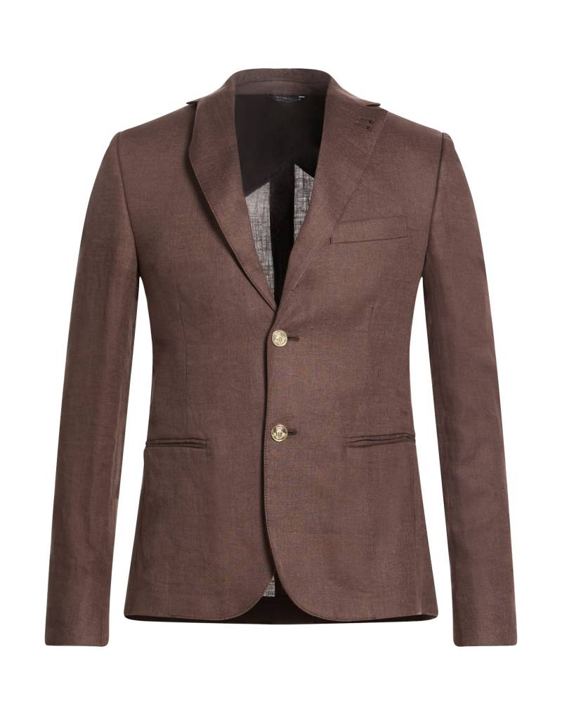 GREY DANIELE ALESSANDRINI Blazer Herren Dunkelbraun von GREY DANIELE ALESSANDRINI