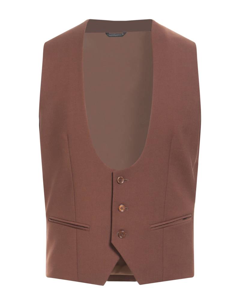 GREY DANIELE ALESSANDRINI Couture-weste Herren Braun von GREY DANIELE ALESSANDRINI