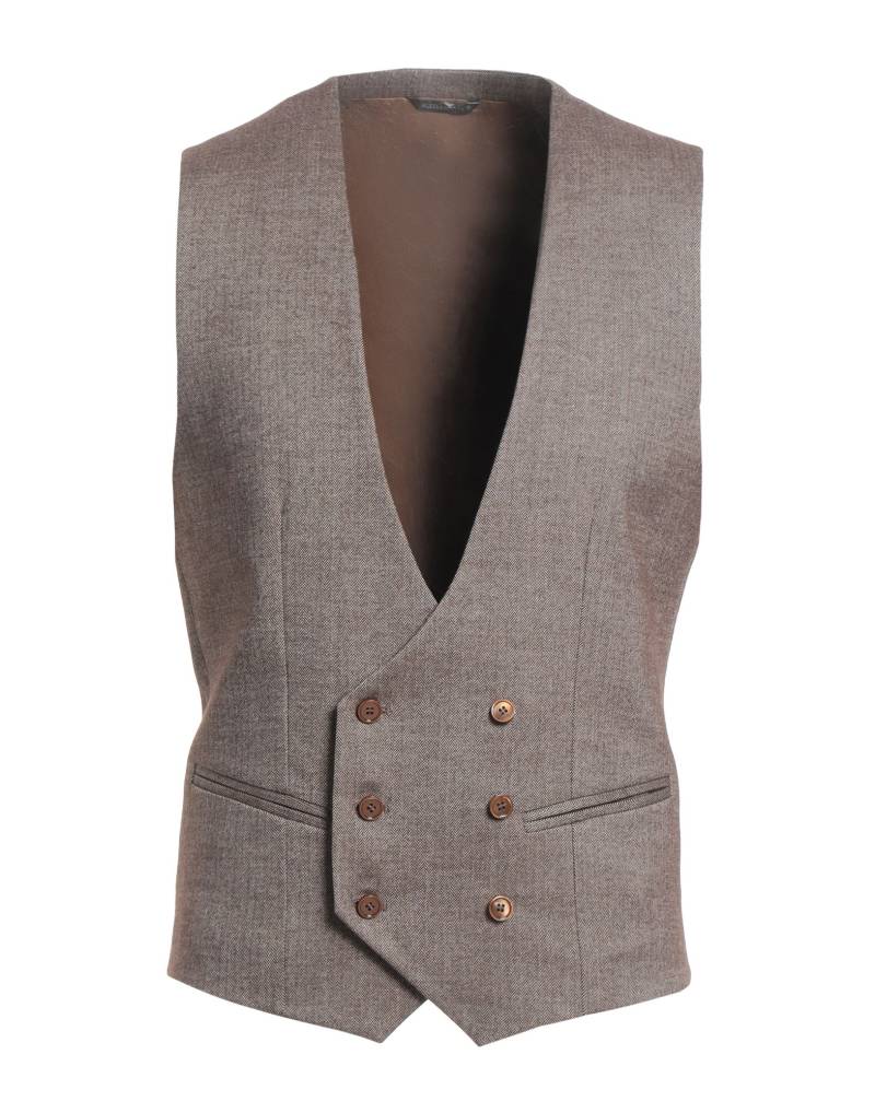 GREY DANIELE ALESSANDRINI Couture-weste Herren Braun von GREY DANIELE ALESSANDRINI