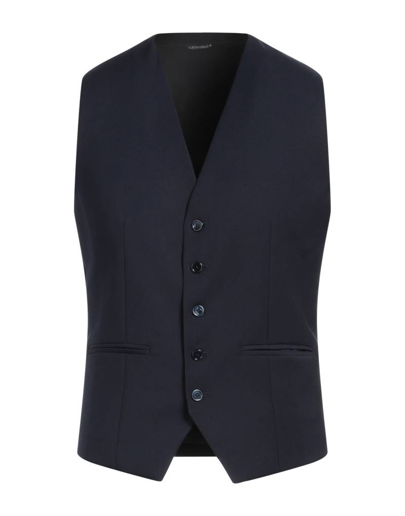 GREY DANIELE ALESSANDRINI Couture-weste Herren Nachtblau von GREY DANIELE ALESSANDRINI