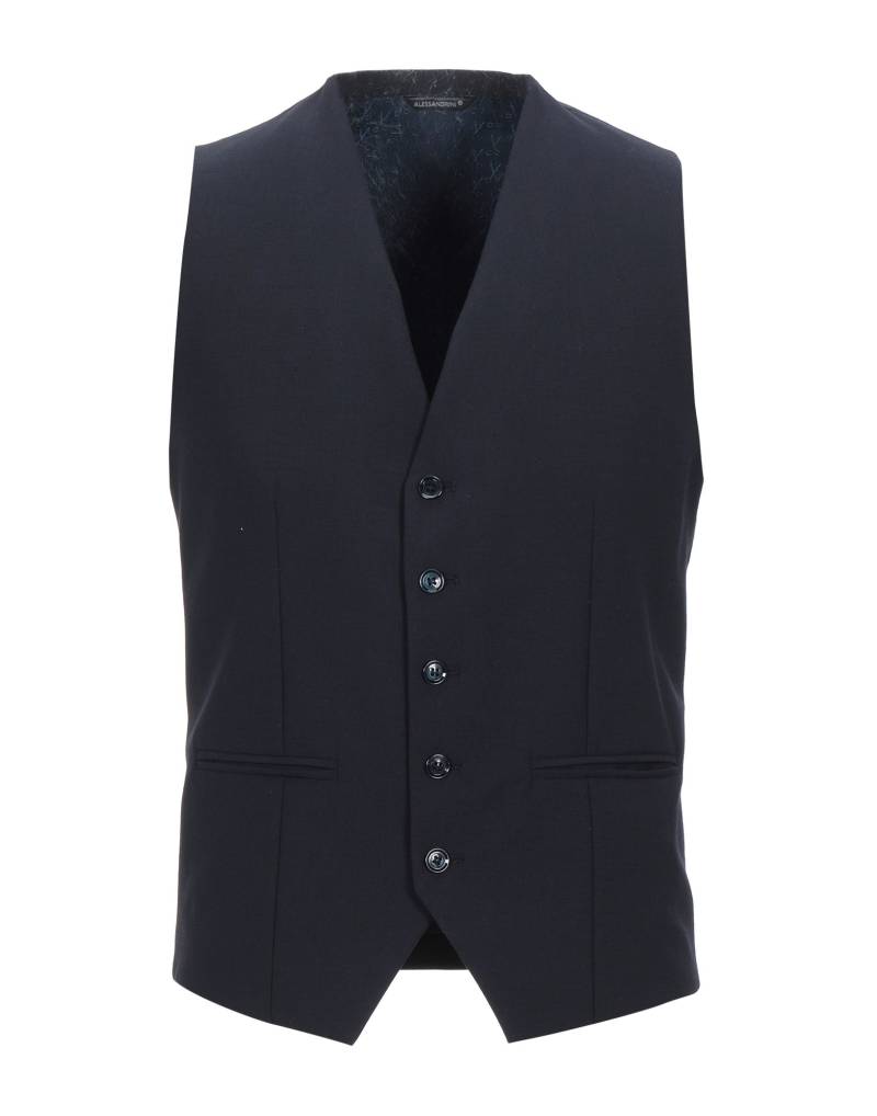 GREY DANIELE ALESSANDRINI Couture-weste Herren Nachtblau von GREY DANIELE ALESSANDRINI