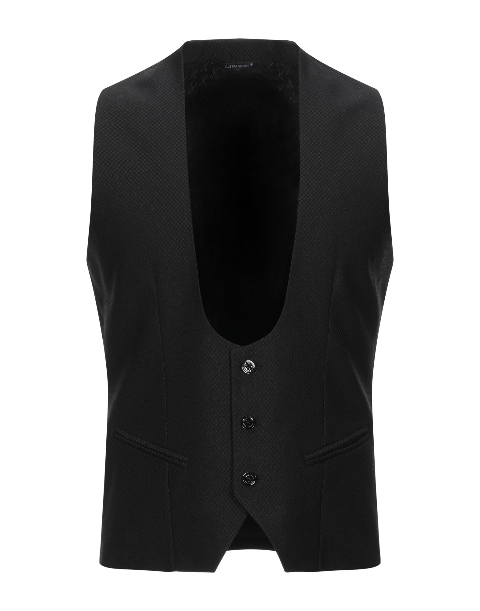 GREY DANIELE ALESSANDRINI Couture-weste Herren Schwarz von GREY DANIELE ALESSANDRINI
