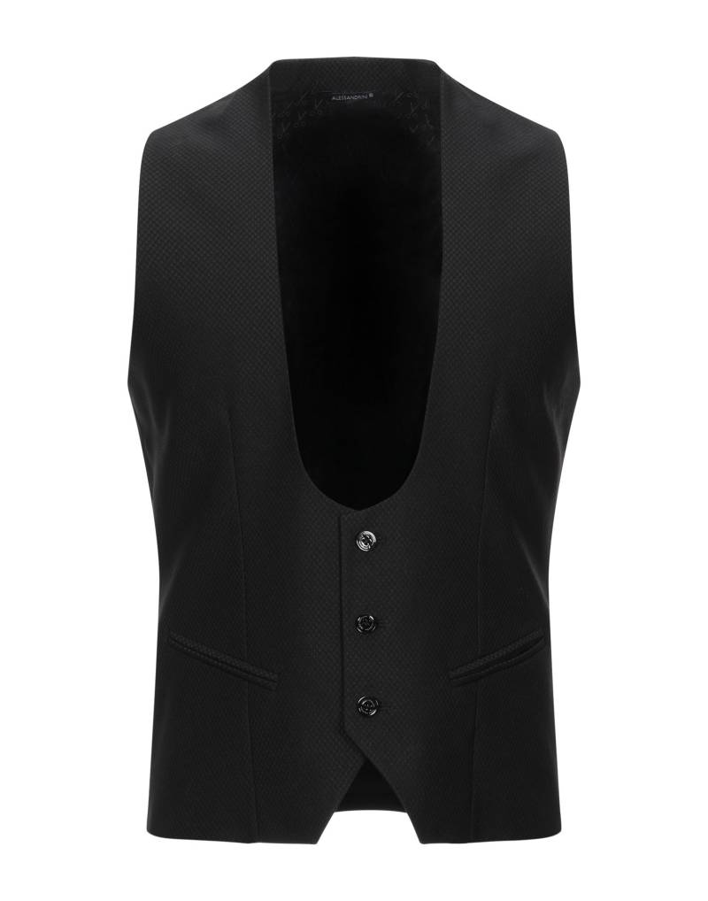 GREY DANIELE ALESSANDRINI Couture-weste Herren Schwarz von GREY DANIELE ALESSANDRINI
