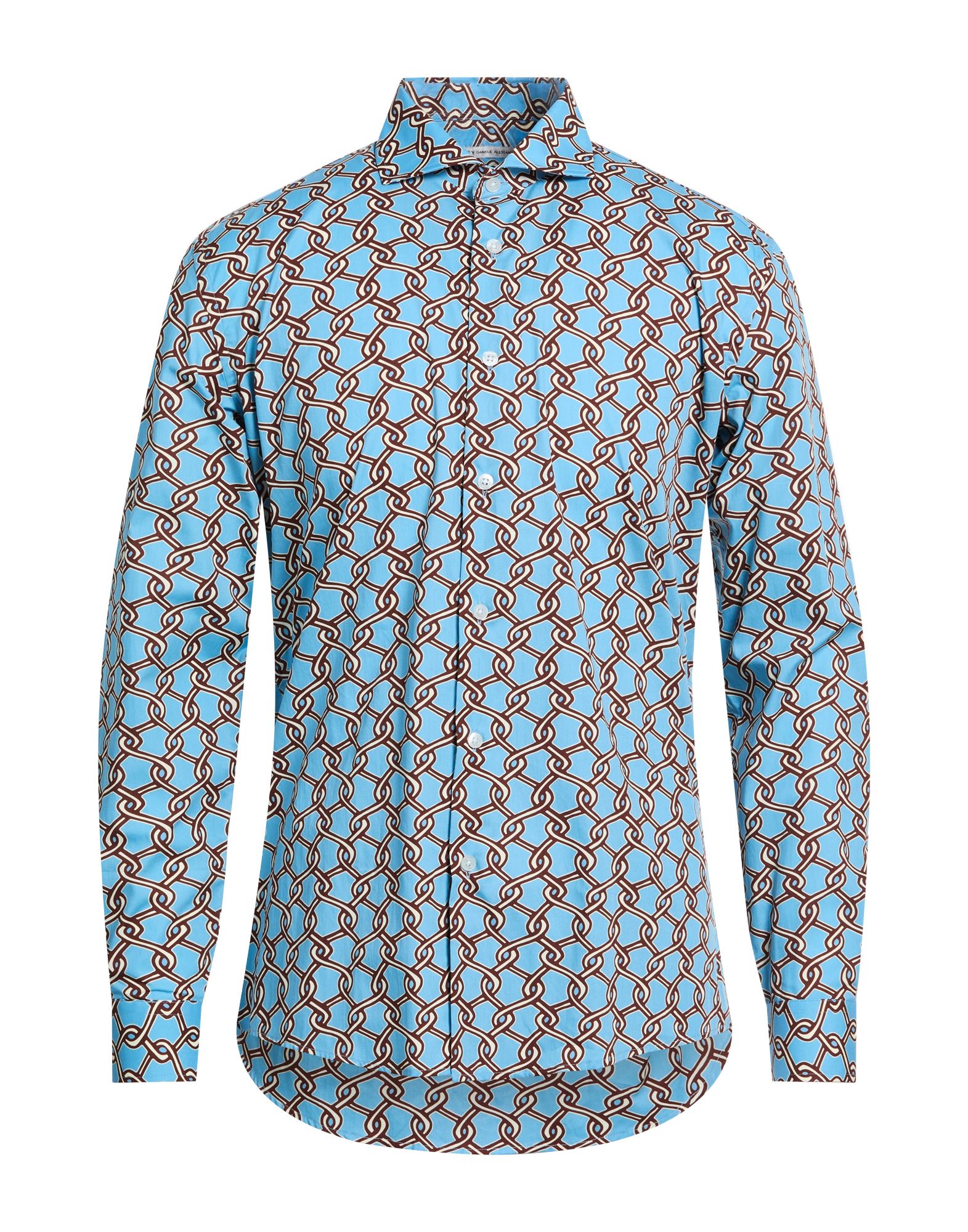 GREY DANIELE ALESSANDRINI Hemd Herren Azurblau von GREY DANIELE ALESSANDRINI