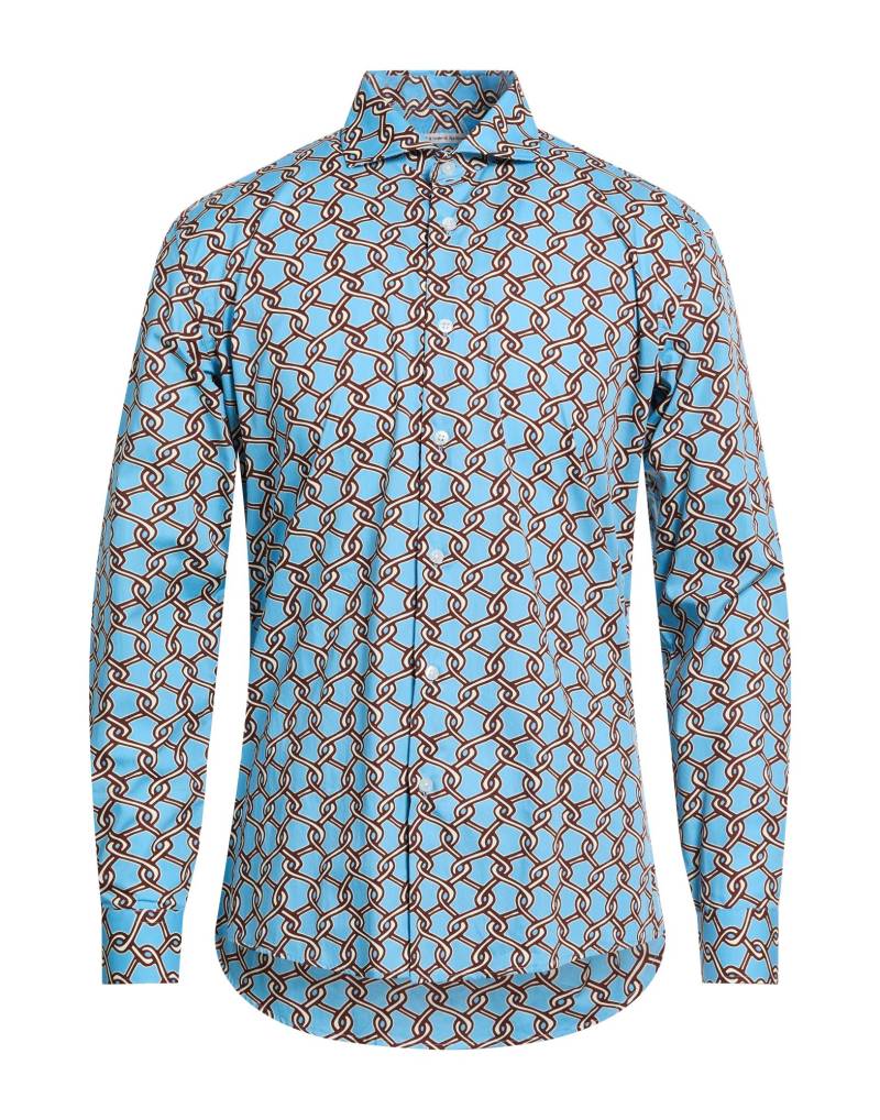 GREY DANIELE ALESSANDRINI Hemd Herren Azurblau von GREY DANIELE ALESSANDRINI