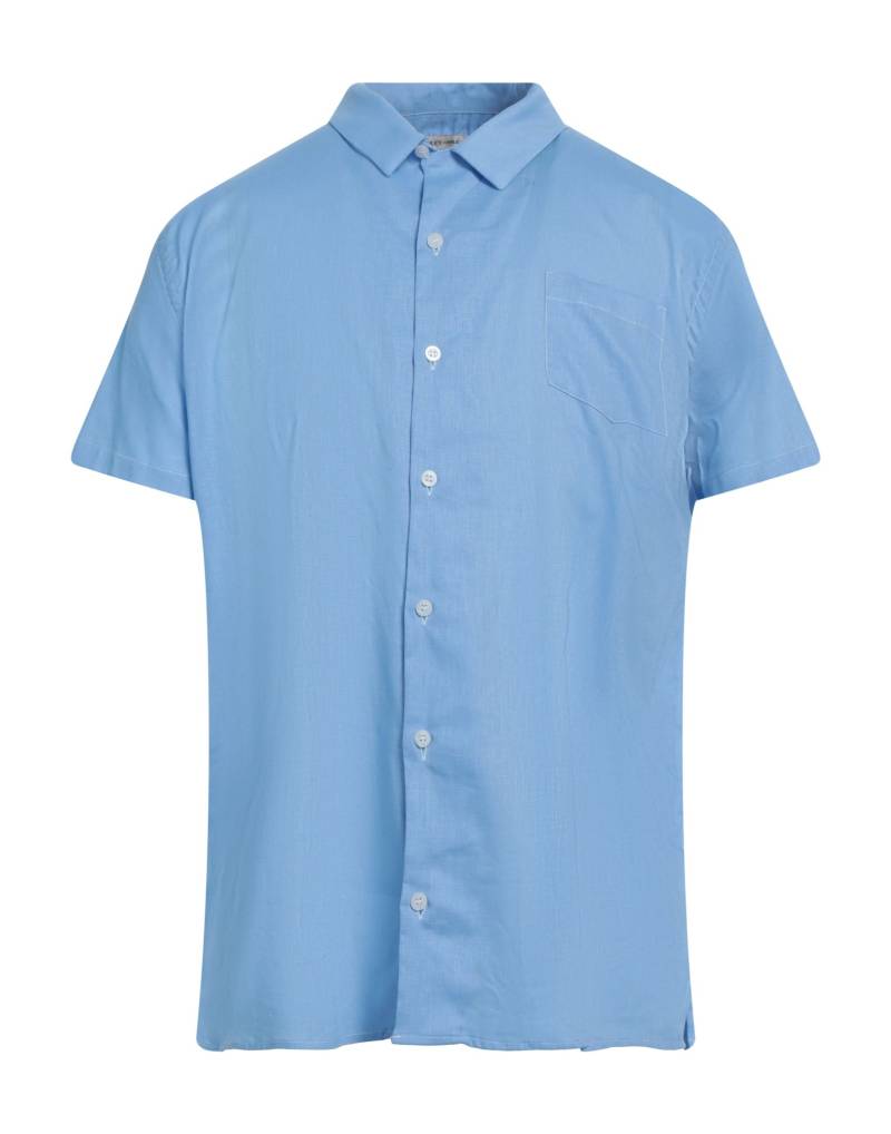 GREY DANIELE ALESSANDRINI Hemd Herren Azurblau von GREY DANIELE ALESSANDRINI