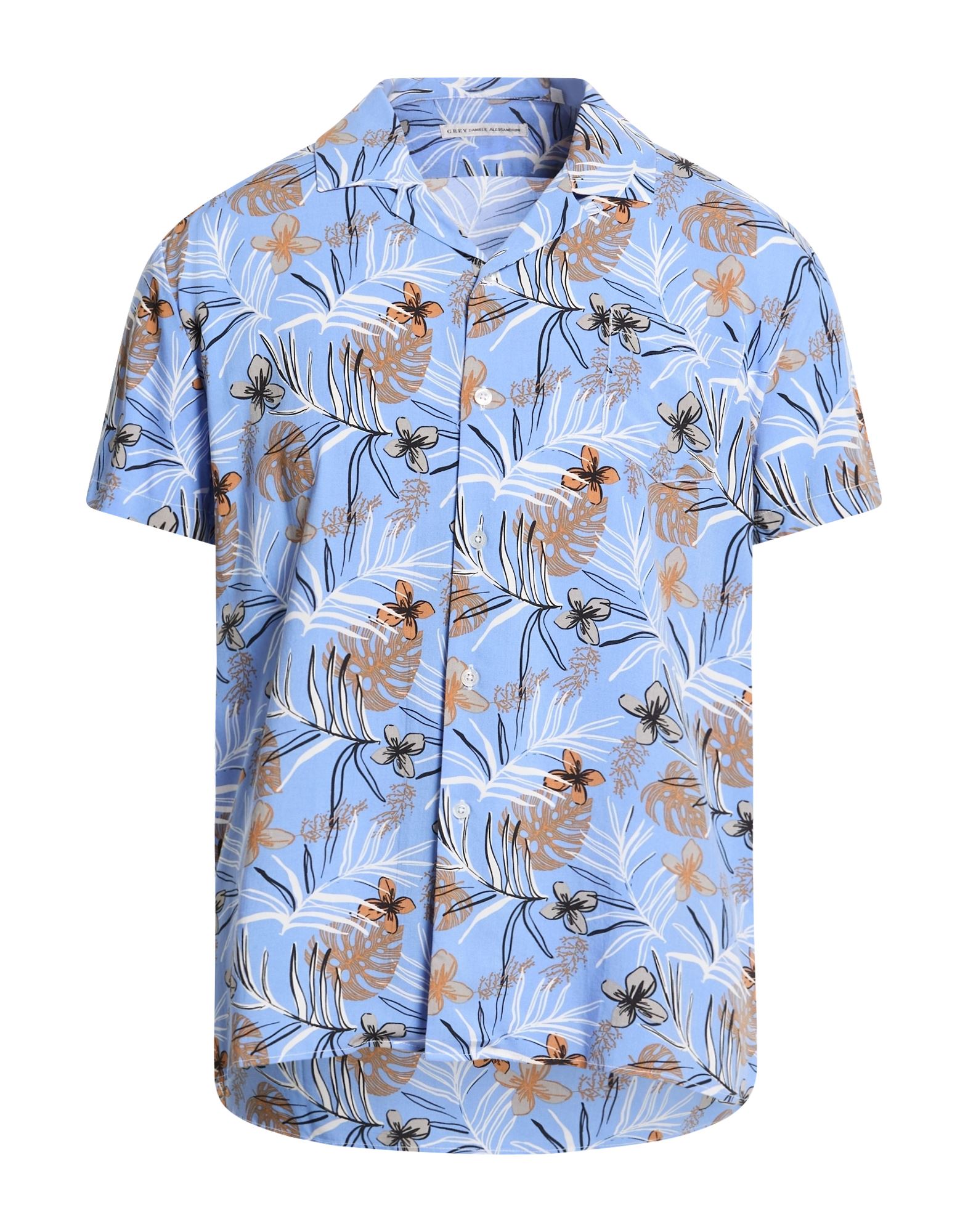 GREY DANIELE ALESSANDRINI Hemd Herren Azurblau von GREY DANIELE ALESSANDRINI