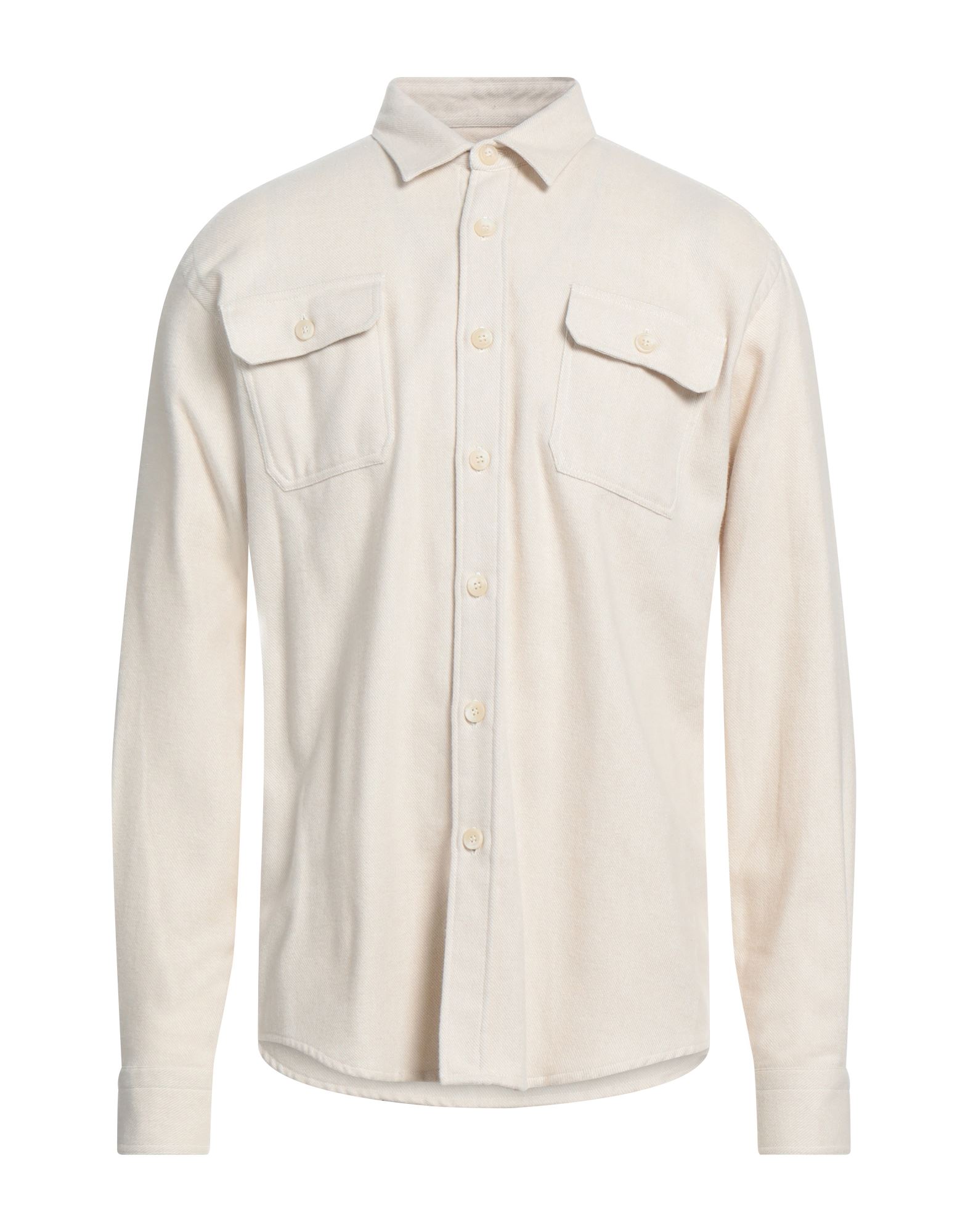 GREY DANIELE ALESSANDRINI Hemd Herren Beige von GREY DANIELE ALESSANDRINI