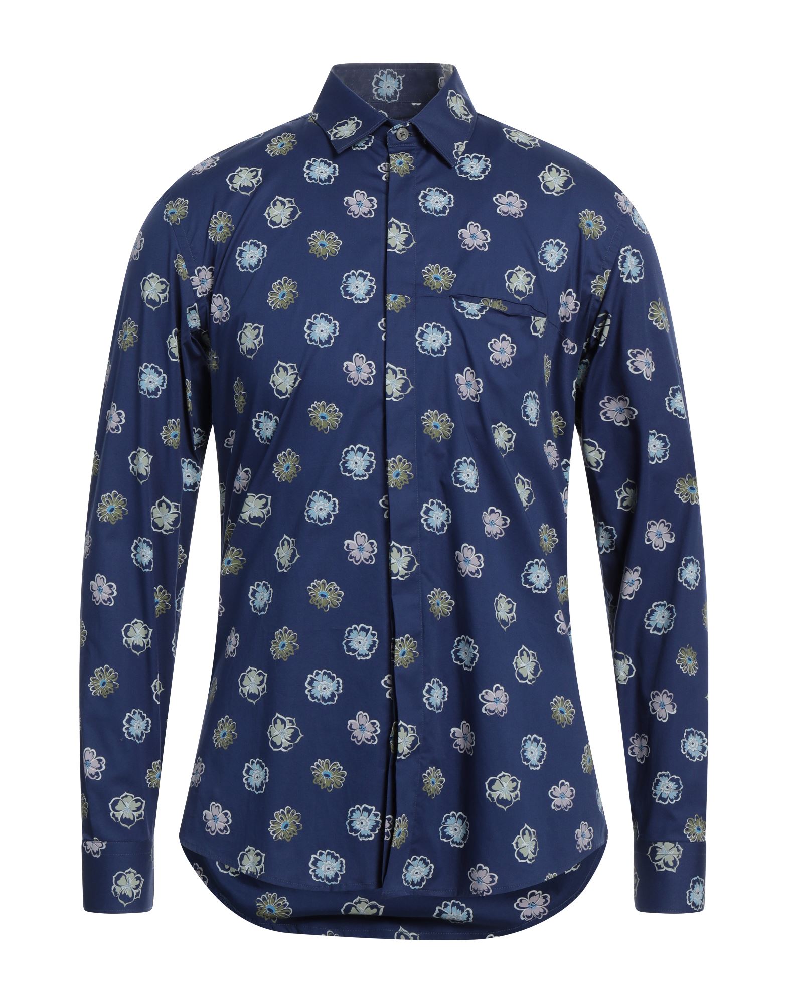 GREY DANIELE ALESSANDRINI Hemd Herren Blau von GREY DANIELE ALESSANDRINI