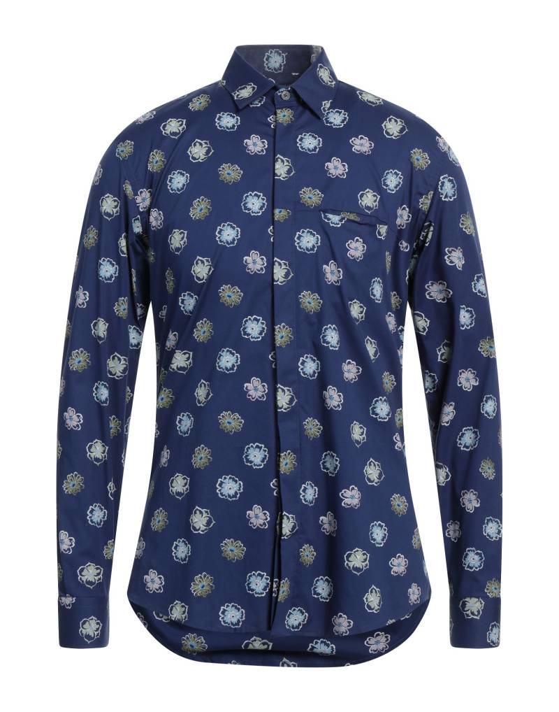 GREY DANIELE ALESSANDRINI Hemd Herren Blau von GREY DANIELE ALESSANDRINI