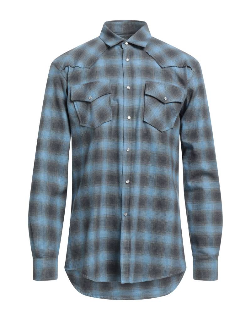 GREY DANIELE ALESSANDRINI Hemd Herren Blaugrau von GREY DANIELE ALESSANDRINI
