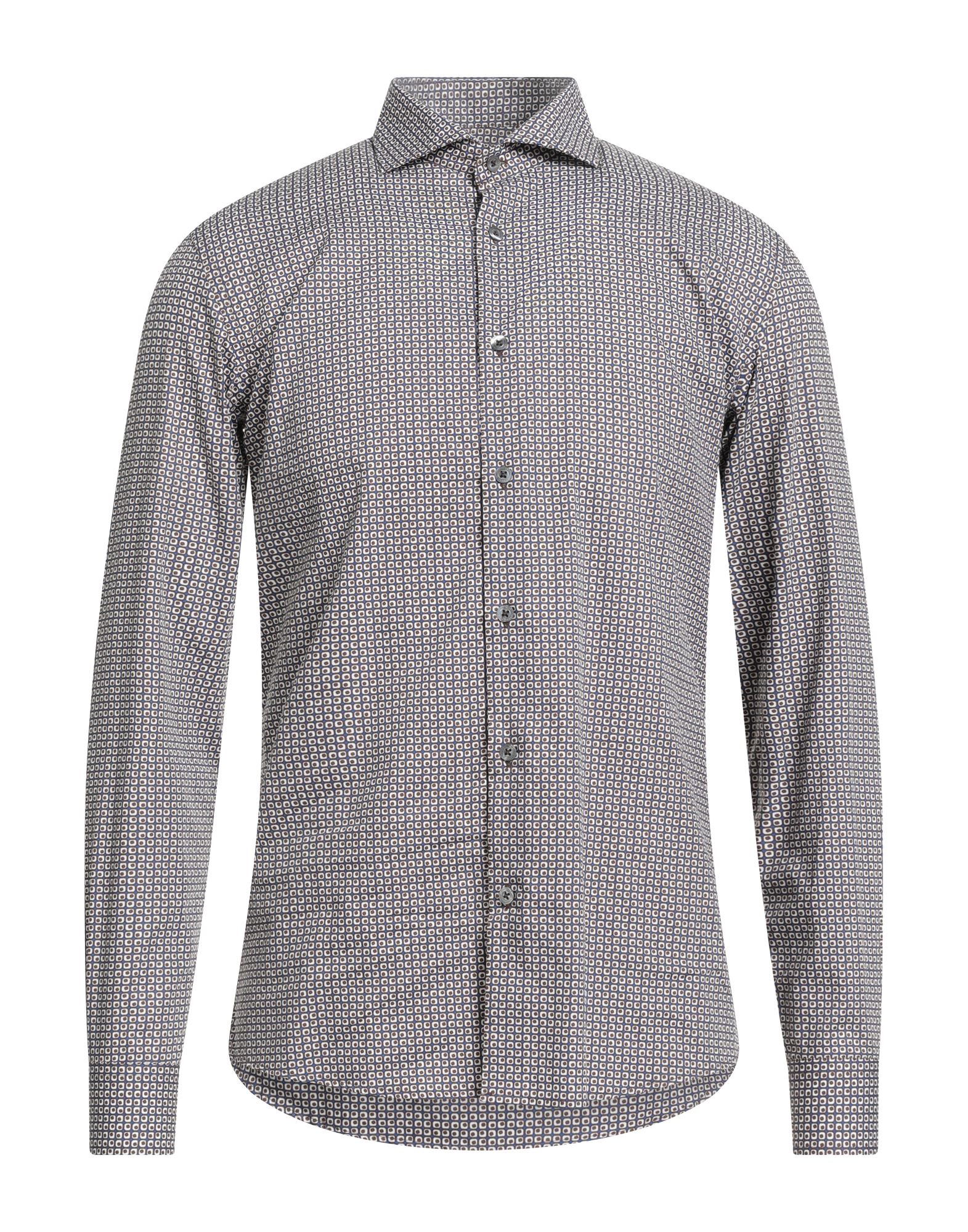 GREY DANIELE ALESSANDRINI Hemd Herren Braun von GREY DANIELE ALESSANDRINI