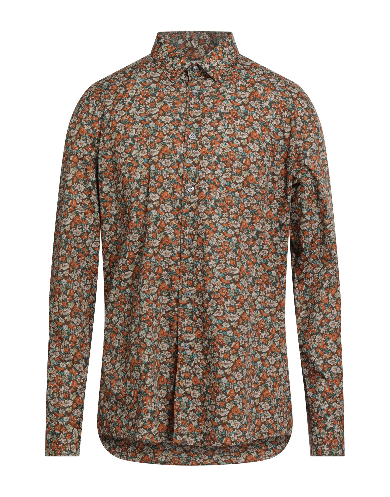 GREY DANIELE ALESSANDRINI Hemd Herren Braun von GREY DANIELE ALESSANDRINI