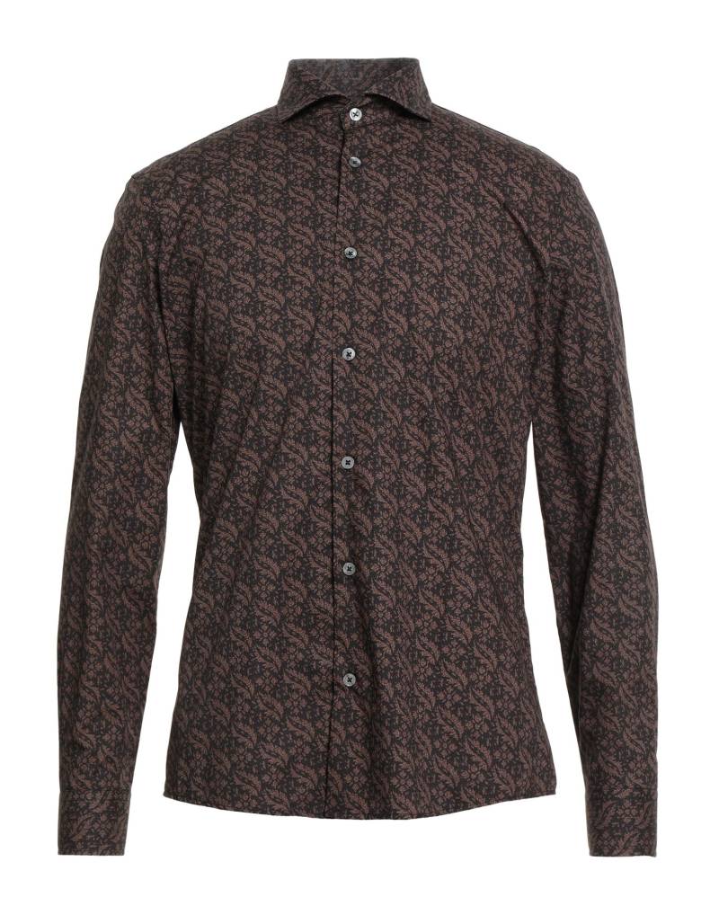 GREY DANIELE ALESSANDRINI Hemd Herren Braun von GREY DANIELE ALESSANDRINI